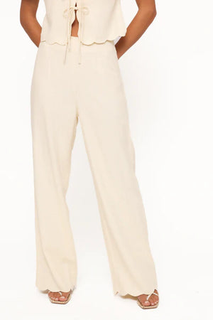 Scallop Hem Pant