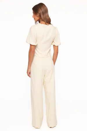 Scallop Hem Pant
