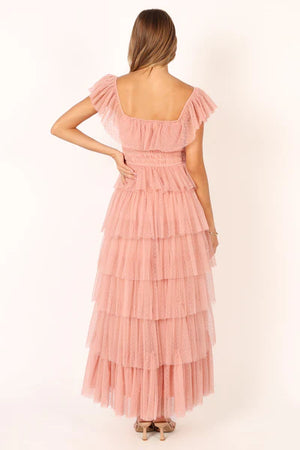 Tulle maxi dress