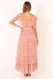 Tulle maxi dress